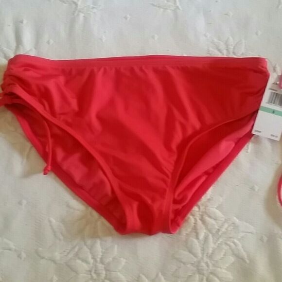 𝅺JANTZEN Tummy Control Swim Bottom Salmon Size 8 Bikini Bottom - Picture 5 of 8